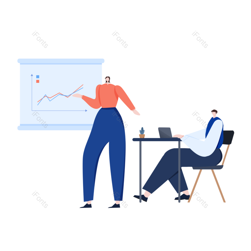素材图片,人物元素,简约PNG,商务免抠素材